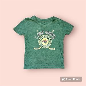 Kids Minnesota Wild Hockey Tshirt, Size 4T